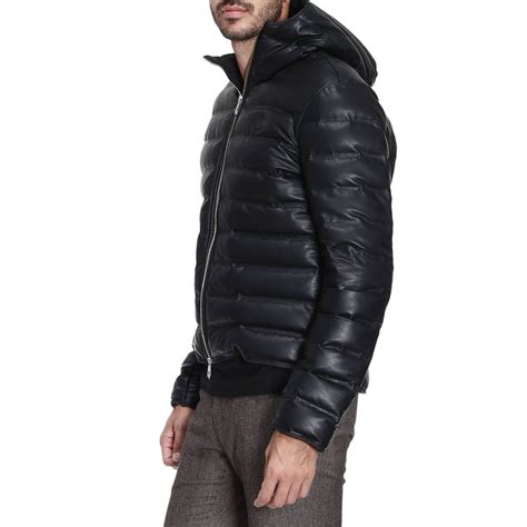 versace daunen felljacke schwarz|versace winterjacken herren.